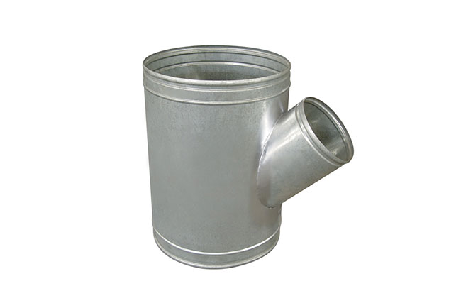 不銹鋼螺旋風管斜三通